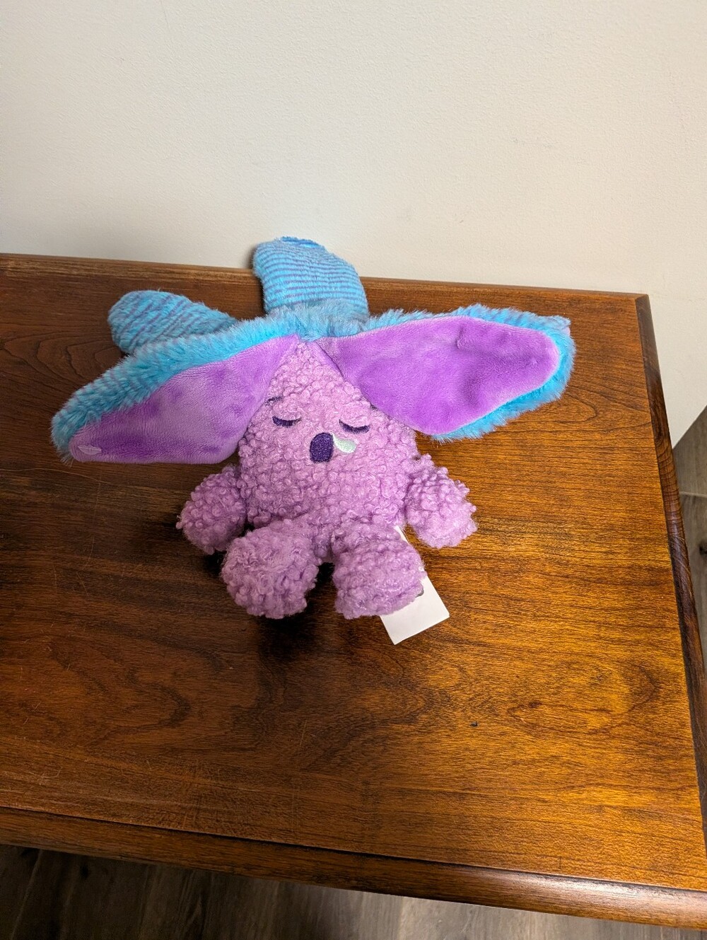 Kelly Toy Living On The Veg . Cornies Plush Purple Stuffed with Blue Covering